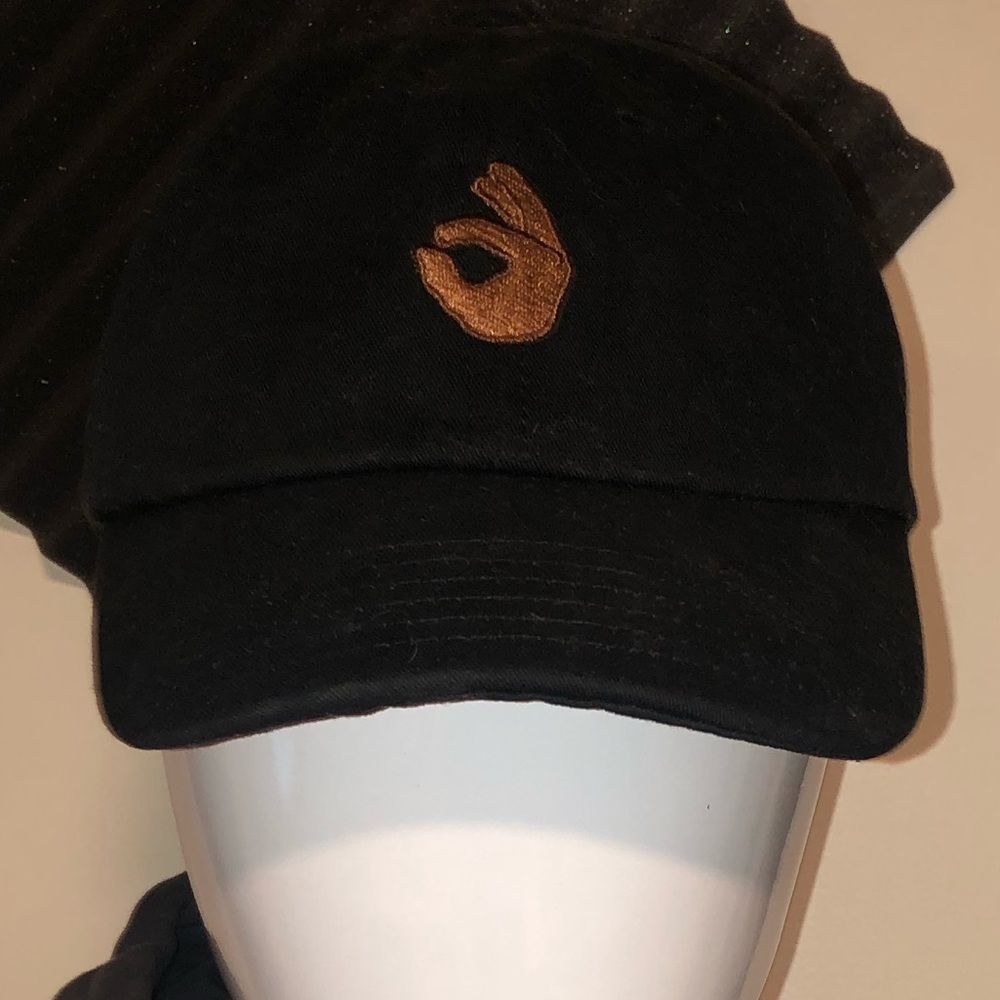 “Okay” Emojii Embroidered Hat